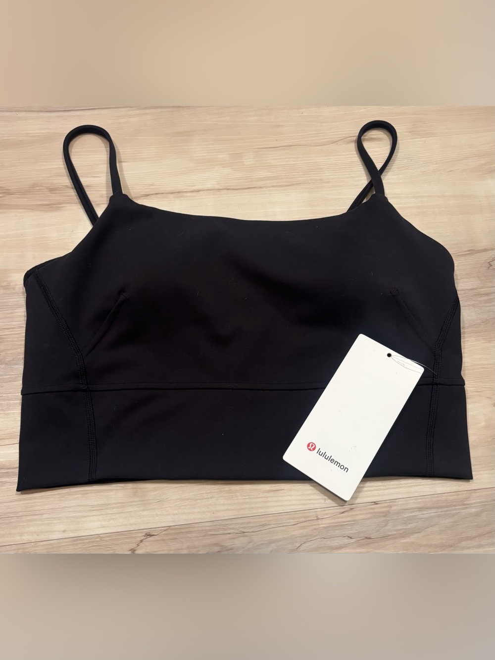Lululemon Wunder Train Strappy Tank Black Size 10 NWT Everlux B/C Cup